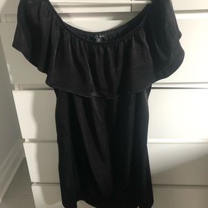 Off the shoulder silky dress